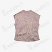 Vintage Silk‑Satin Bamboo‑Butterfly Sleeveless Top - 真絲老緞竹蝶無袖上衣