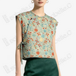 Shu‑Brocade Sleeveless Top - 宋錦斜襟無袖上衣