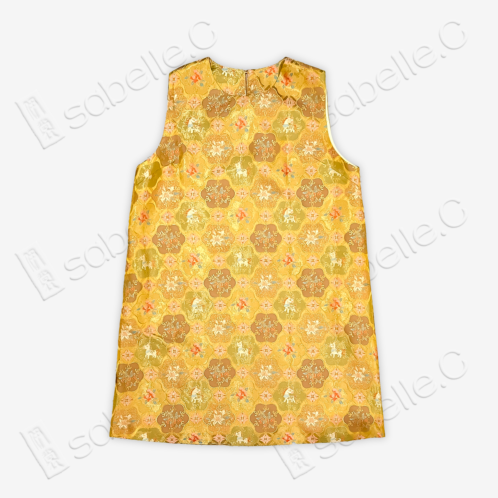 Song Brocade Sleeveless Top