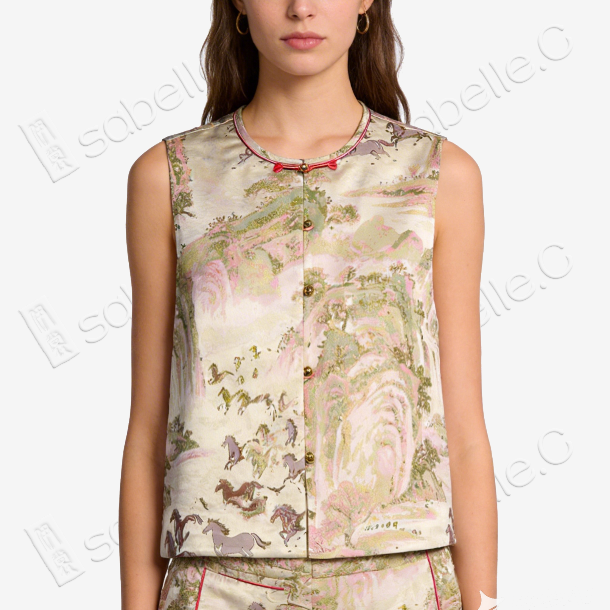 Song Brocade Waistcoat