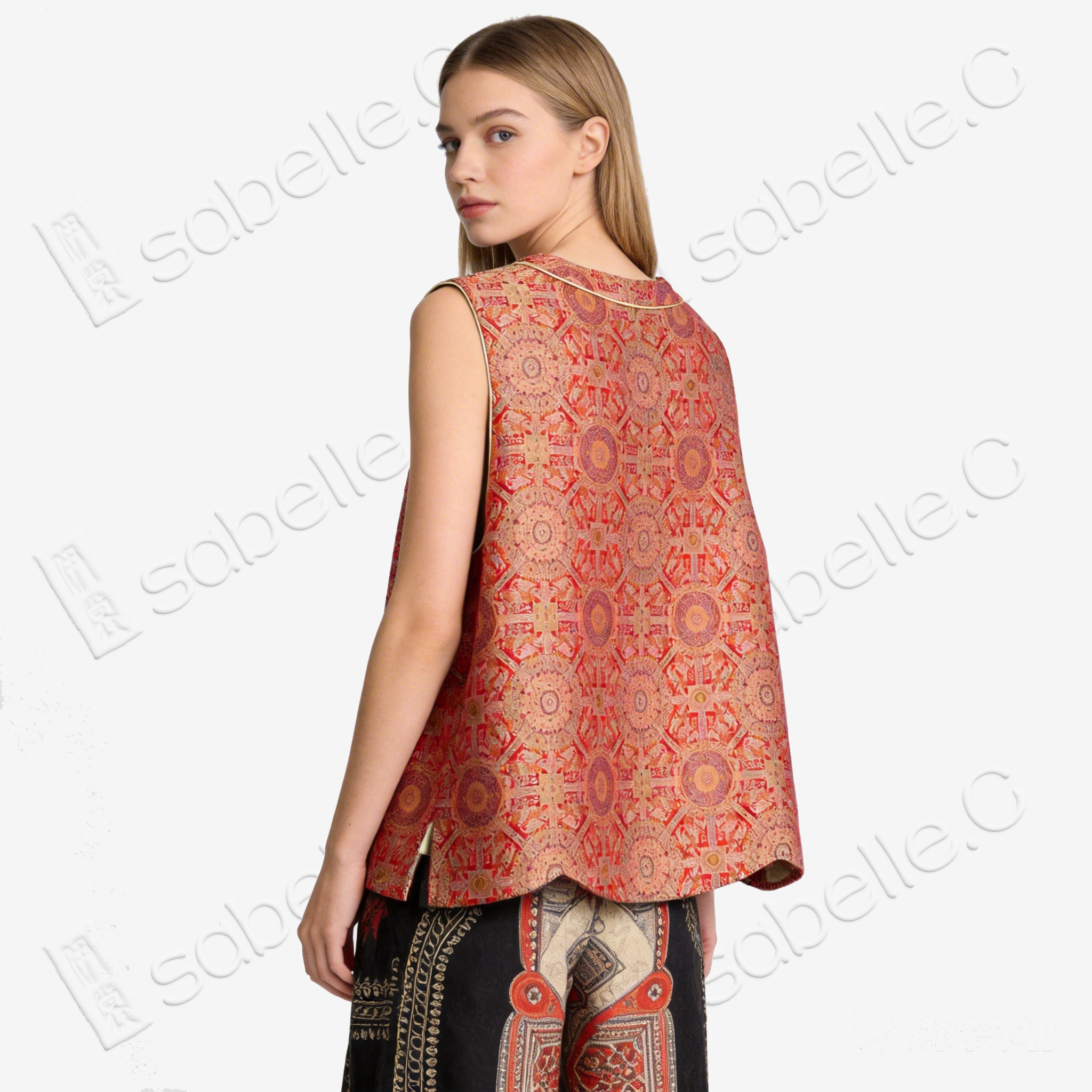 Song Brocade Waistcoat