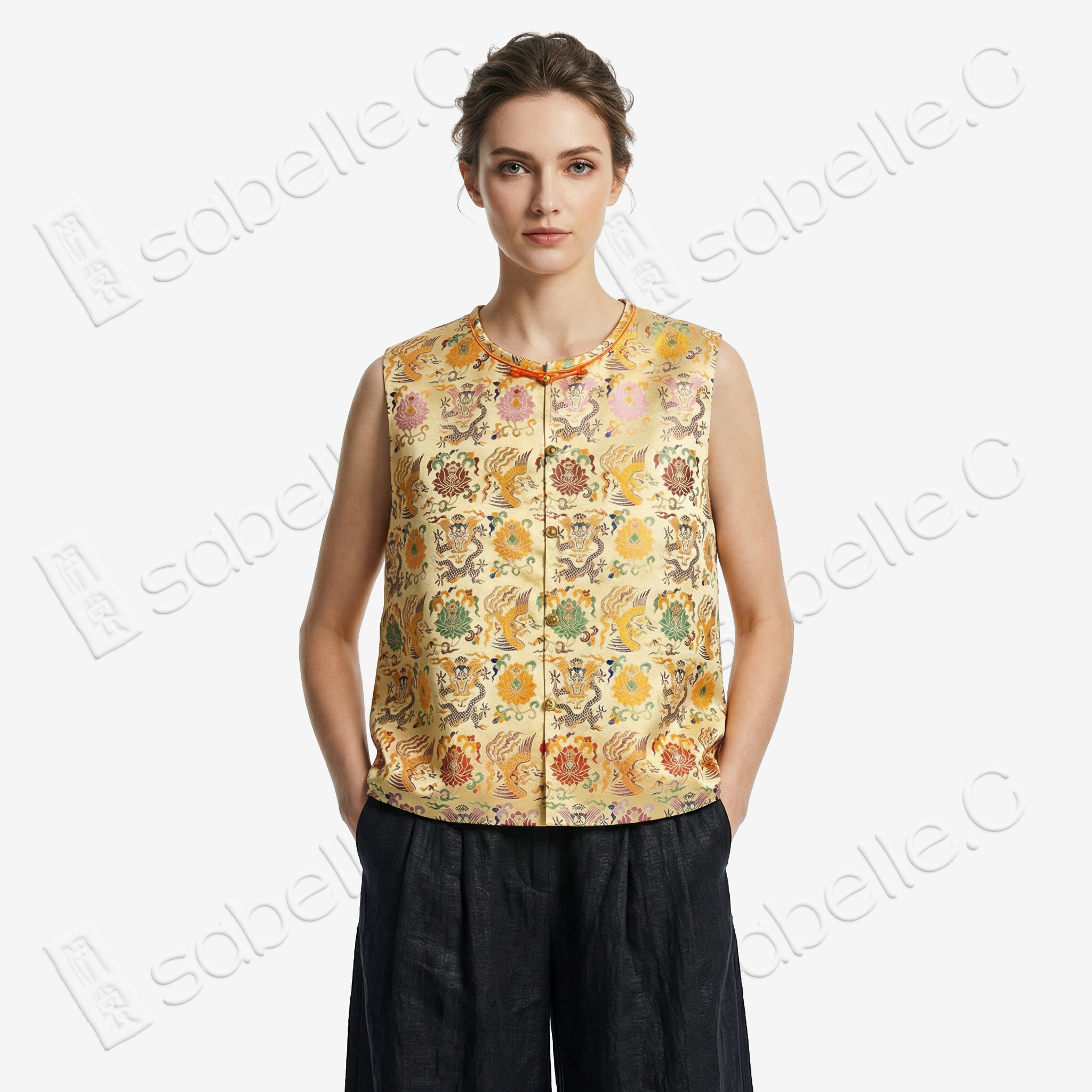 Song Brocade Waistcoat