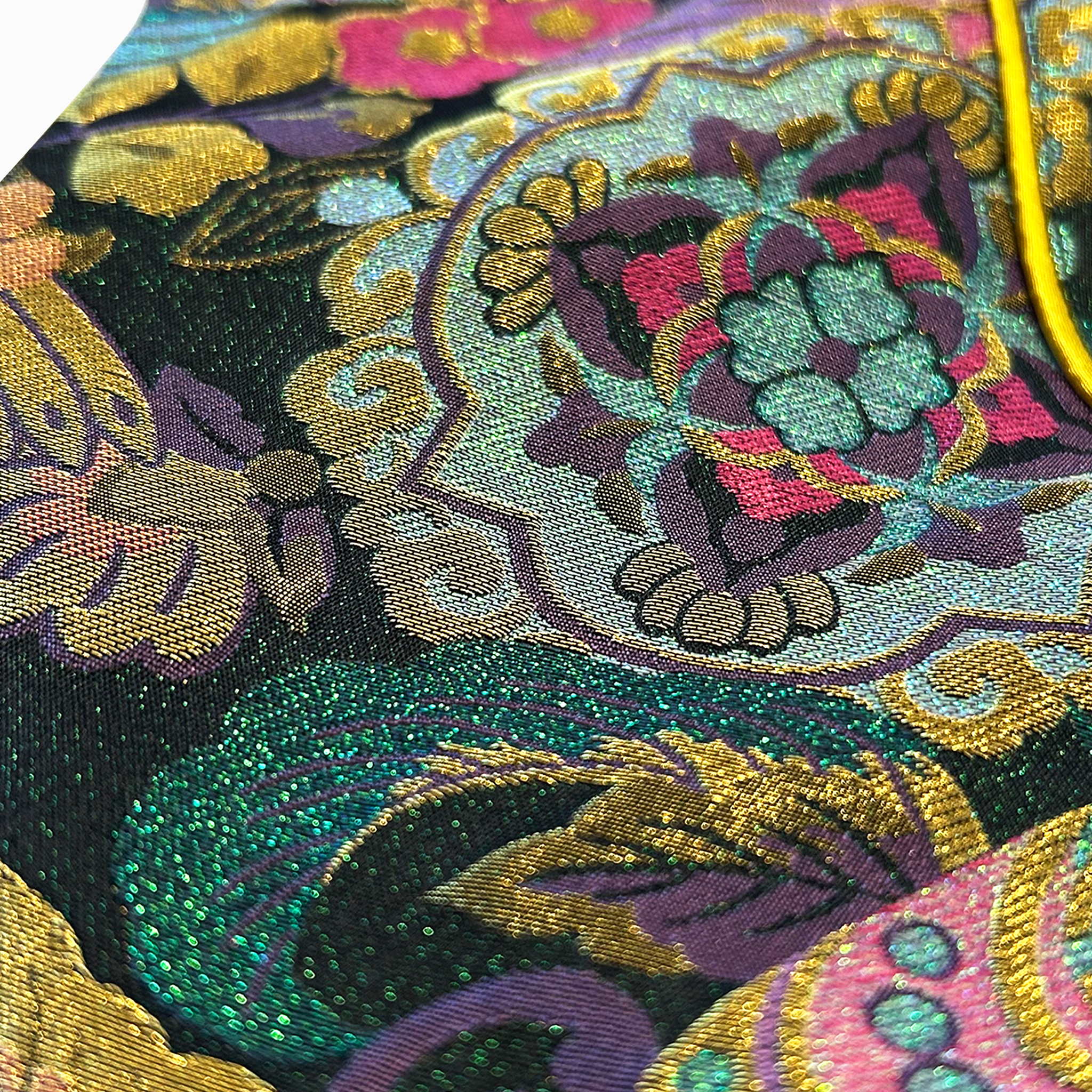 Cloisonné‑style Brocade Vest - 「琉釉繁翎」琺琅錦馬甲
