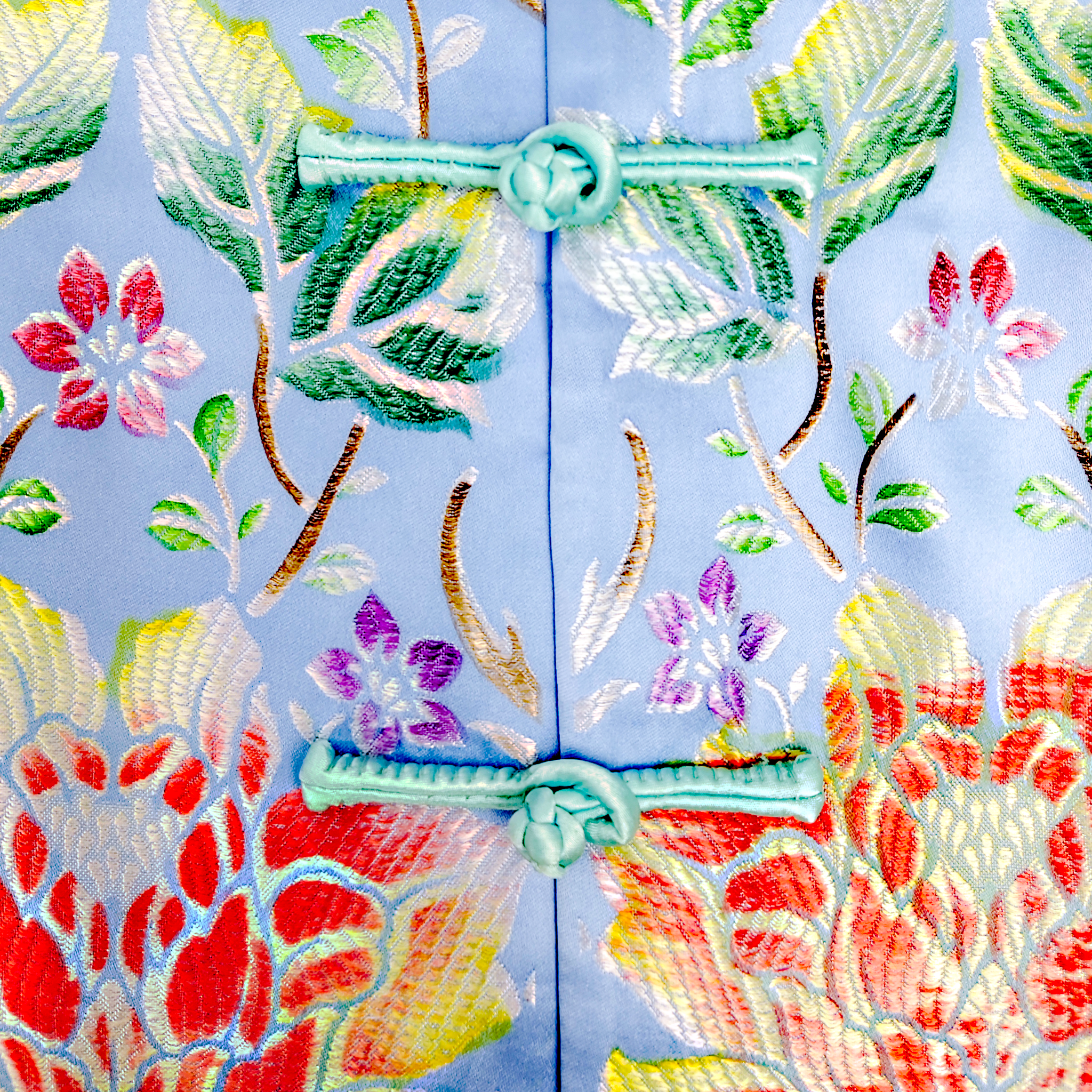 Vintage Silk Satin Vest