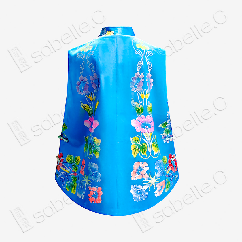Vintage Silk Satin Vest