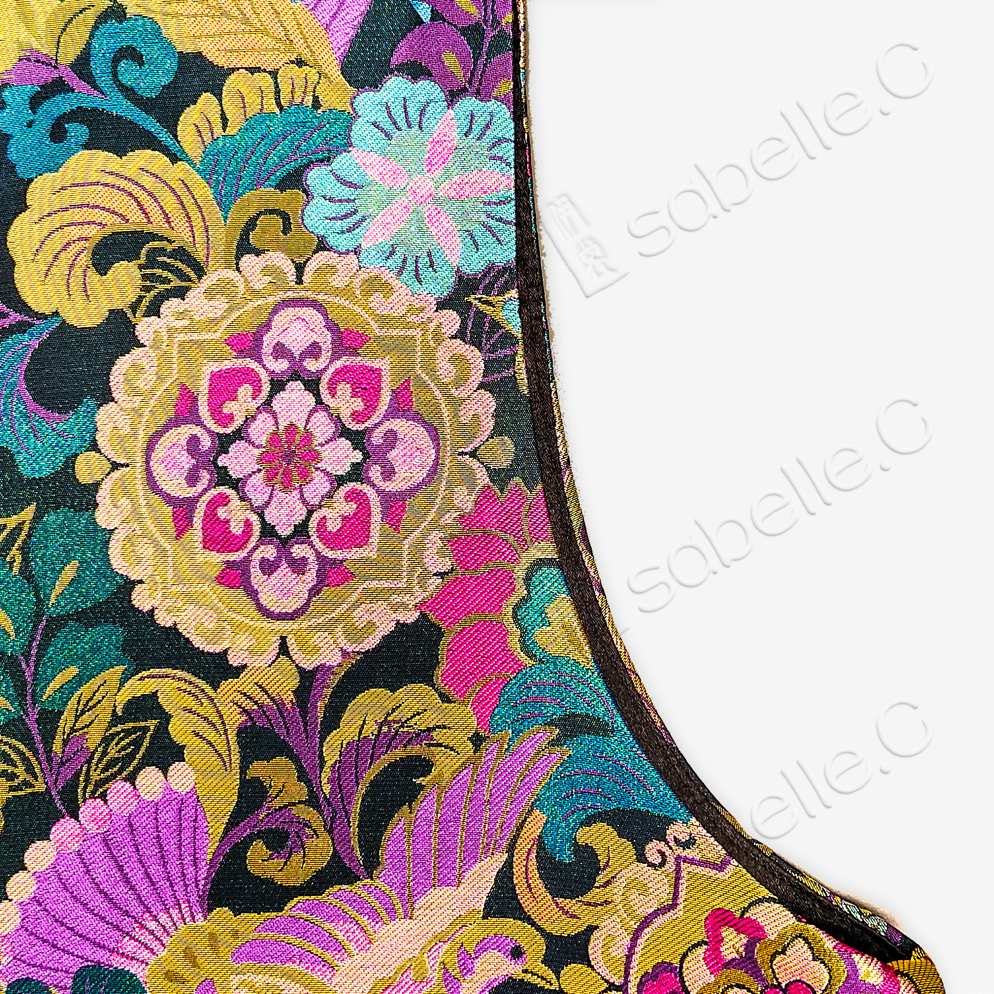 Enamel Brocade V-Neck Vest