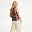 Enamel Brocade V-Neck Vest