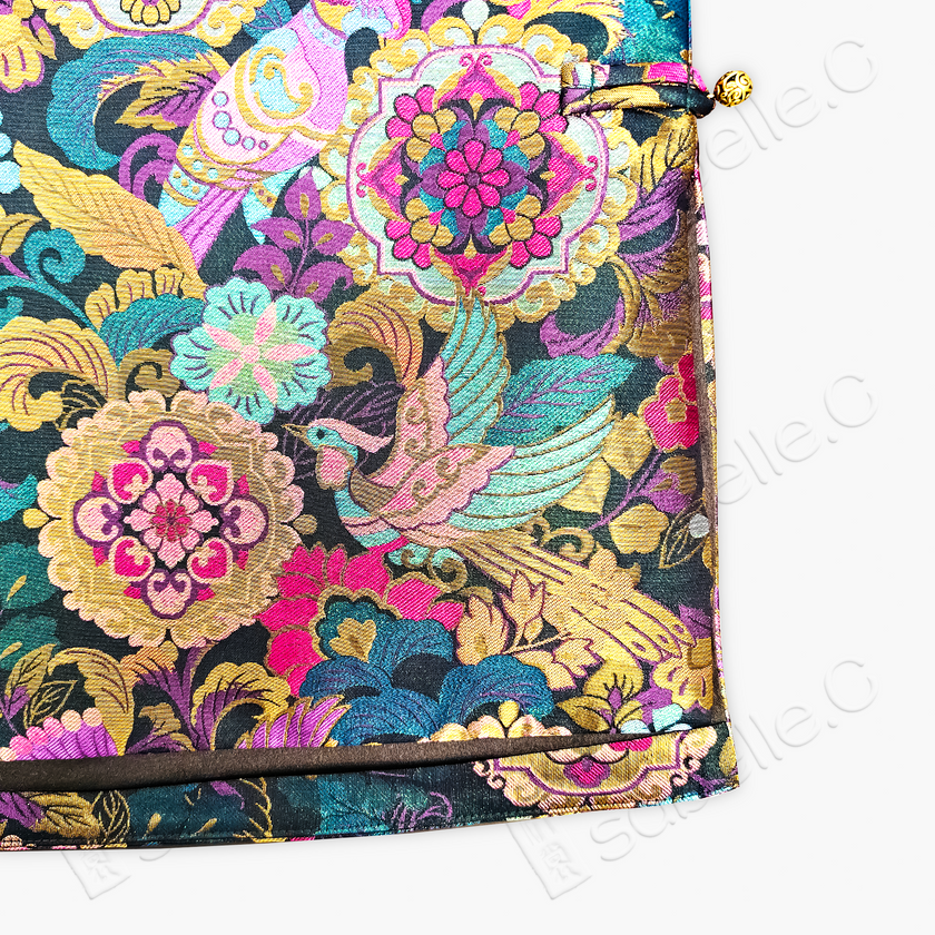 Enamel Brocade V-Neck Vest