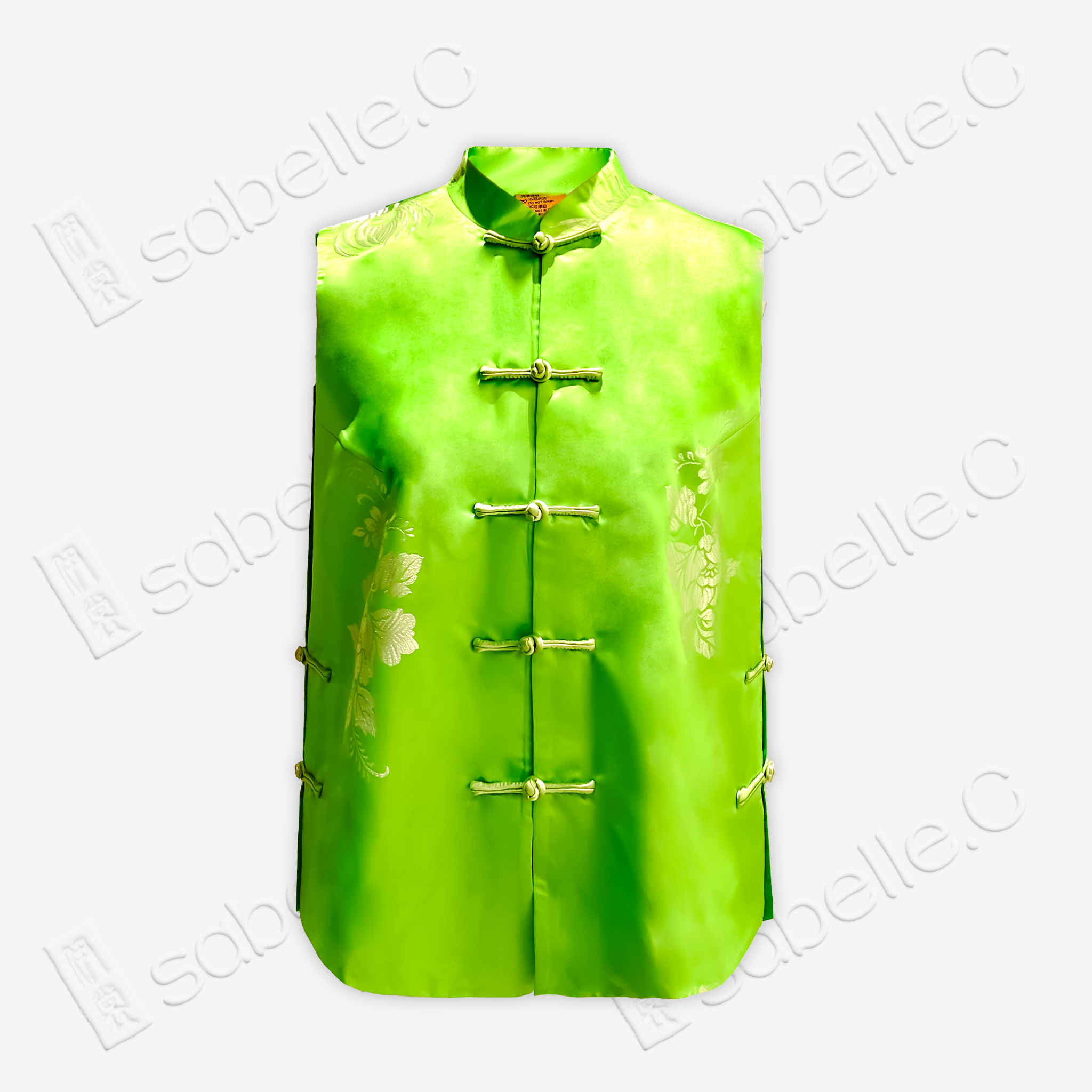 Vintage Silk Satin Vest