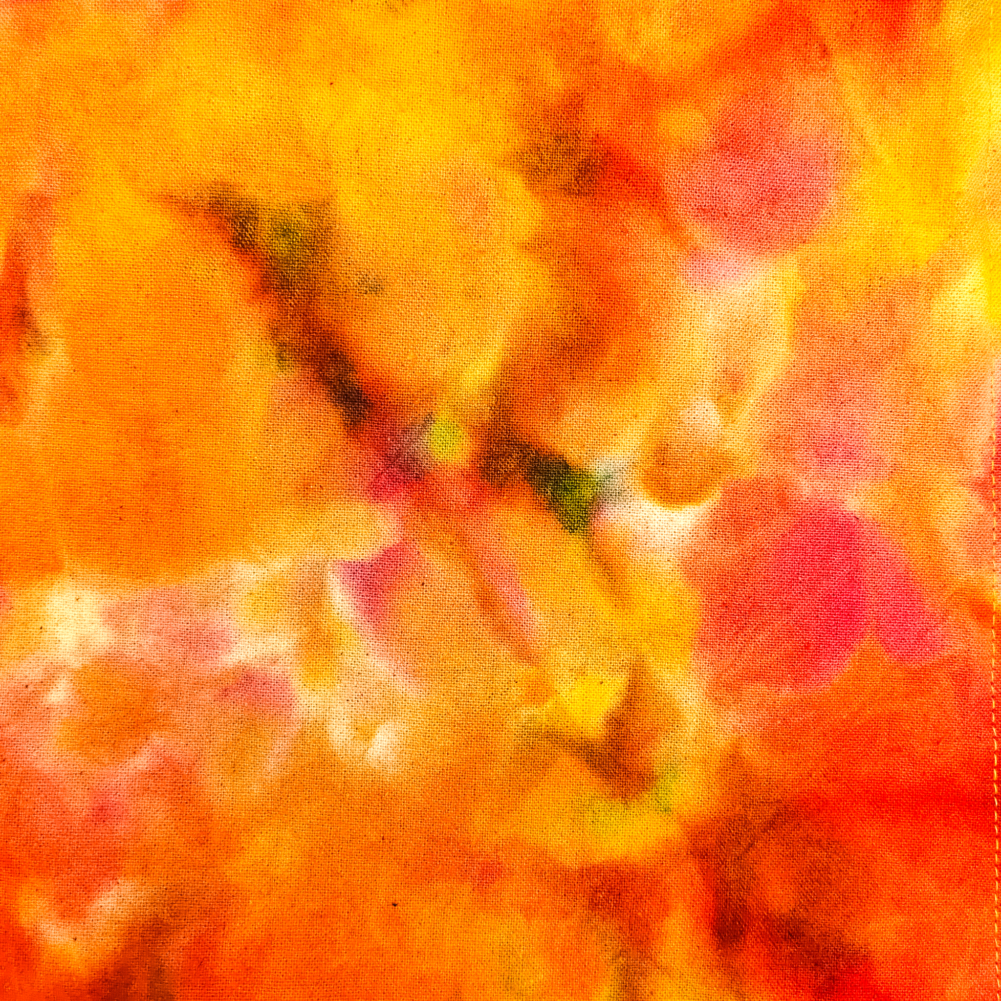 Batik-Dyeing Floral Long Vest