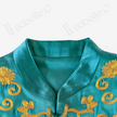 Antique Embroidery | Coiled Gold Silk Satin Heritage Series (Black & Jade One-of-a-kind) - 盤金古緞典藏背心（黑翠雙色孤品）
