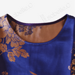 Azure Blue Magpie Vintage Silk Satin Vest - 「青藍錦雀」古董真絲馬甲