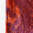 Crimson Scarlet Magpie Branch Antique Silk Satin Vest - 「丹緋雀枝」古董真絲面料馬甲