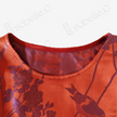 Crimson Scarlet Magpie Branch Antique Silk Satin Vest - 「丹緋雀枝」古董真絲面料馬甲