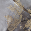 Misty Blue Mandarin Duck Antique Silk Satin Vest - 「霧藍鴛鴦」真絲面料馬甲