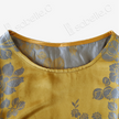 Gilded Gold Silver Chrysanthemum Antique Silk Satin Vest - 「鎏金銀菊」古董真絲面料背心