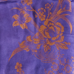 Violet Gilded Vase Floral Antique Silk Satin Vest - 「绛紫鎏金瓶花」古董真絲面料背心