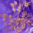 Violet Gilded Vase Floral Antique Silk Satin Vest - 「绛紫鎏金瓶花」古董真絲面料背心