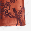 Deep Red Plum Brocade Vintage Silk Satin Vest - 「絳紅梅綺」古董真絲面料背心