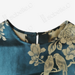 Jade Emerald Magnolia Bias-Cut Antique Silk Satin Vest - 「墨翠玉蘭」古董真絲面料斜裁上衣