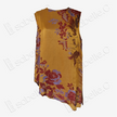 Gilded Gold Koi Fish Bias-Cut Antique Silk Satin Vest - 「鎏金錦鯉」斜裁古董真絲面料上衣