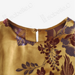 Gilded Gold Koi Fish Bias-Cut Antique Silk Satin Vest - 「鎏金錦鯉」斜裁古董真絲面料上衣