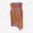 Amber Gold Lavender Phoenix Bias-Cut Antique Silk Satin Vest - 「珀金紫鳳」古董真絲面料斜裁上衣