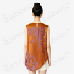 Amber Gold Lavender Phoenix Bias-Cut Antique Silk Satin Vest - 「珀金紫鳳」古董真絲面料斜裁上衣