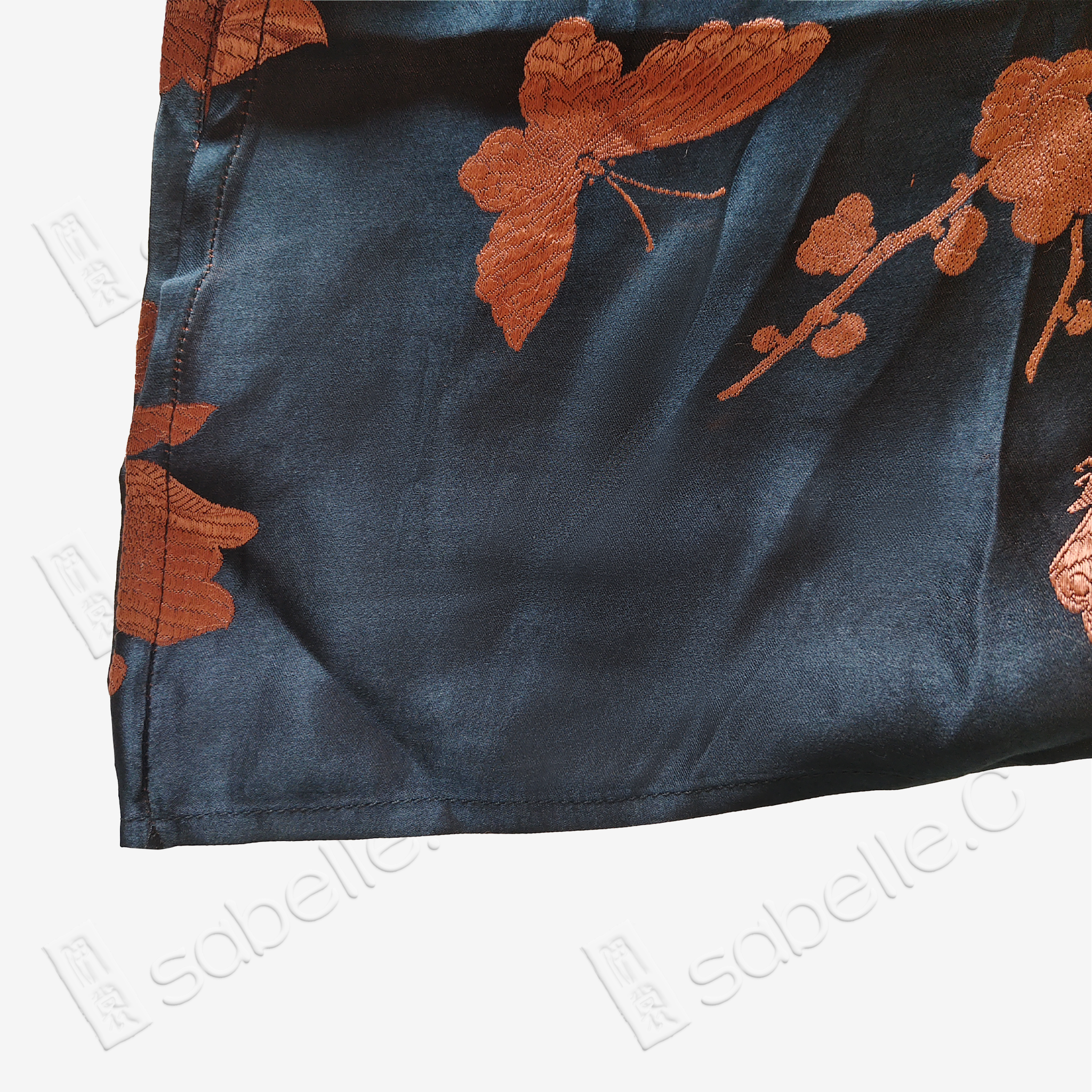 Vase Plum Vintage Silk Satin Sleeveless Top - 真絲老緞無袖上衣