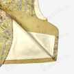 Gilded Striped Floral Tang Brocade Waistcoat - 鎏金條綺唐錦馬甲