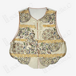 Silver Gilded Baoxiang Medallion Tang Brocade Waistcoat - 「銀鎏團寶」唐錦馬甲