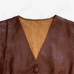 Gambiered Canton Silk Vest - 紅雲紗馬甲