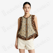 Ruyi Longevity Pattern Zhang Velvet Vest - 如意團壽漳絨馬甲
