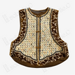 Ruyi Longevity Pattern Zhang Velvet Vest - 如意團壽漳絨馬甲