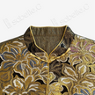 Jet Black Gilded Butterfly Tang Brocade Vest - 「玄底金蝶」唐錦馬甲