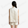 Gilded Ocean Wave Tang Brocade Vest - 「金瀾觀海」唐錦馬甲