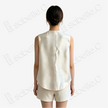 Gilded Floral Tang Brocade Waistcoat - 「金底百卉」唐錦馬甲