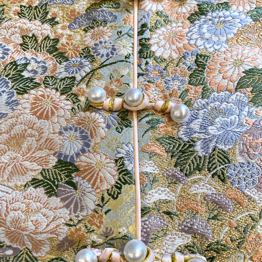 Gilded Floral Tang Brocade Waistcoat - 「金底百卉」唐錦馬甲