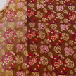 Rust Brown Floral Medallion Shu Brocade Sleeveless Top - 「赭褐團花」蜀錦上衣