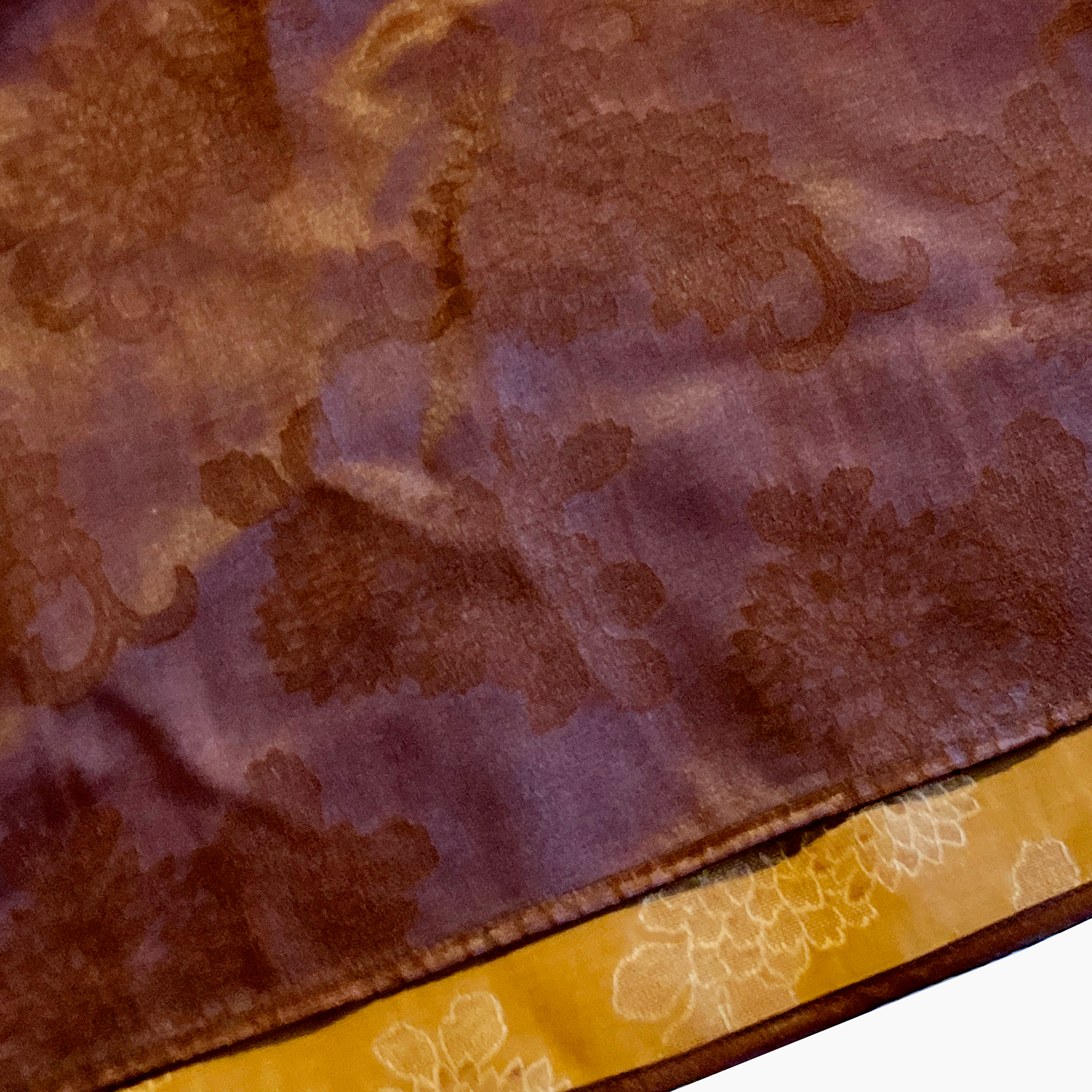 Gambiered Canton Silk Vest - 紅雲紗馬甲
