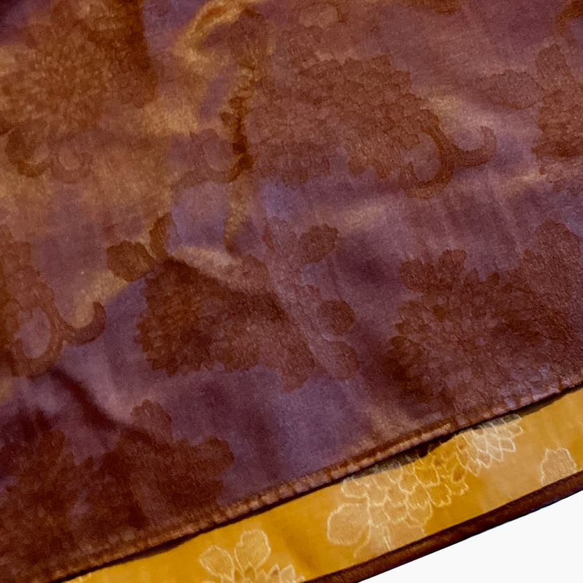 Gambiered Canton Silk Vest - 紅雲紗馬甲