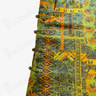 Moss Gold Geometric Gambiered Canton Silk Vest - 「苔金幾何」香雲紗馬甲