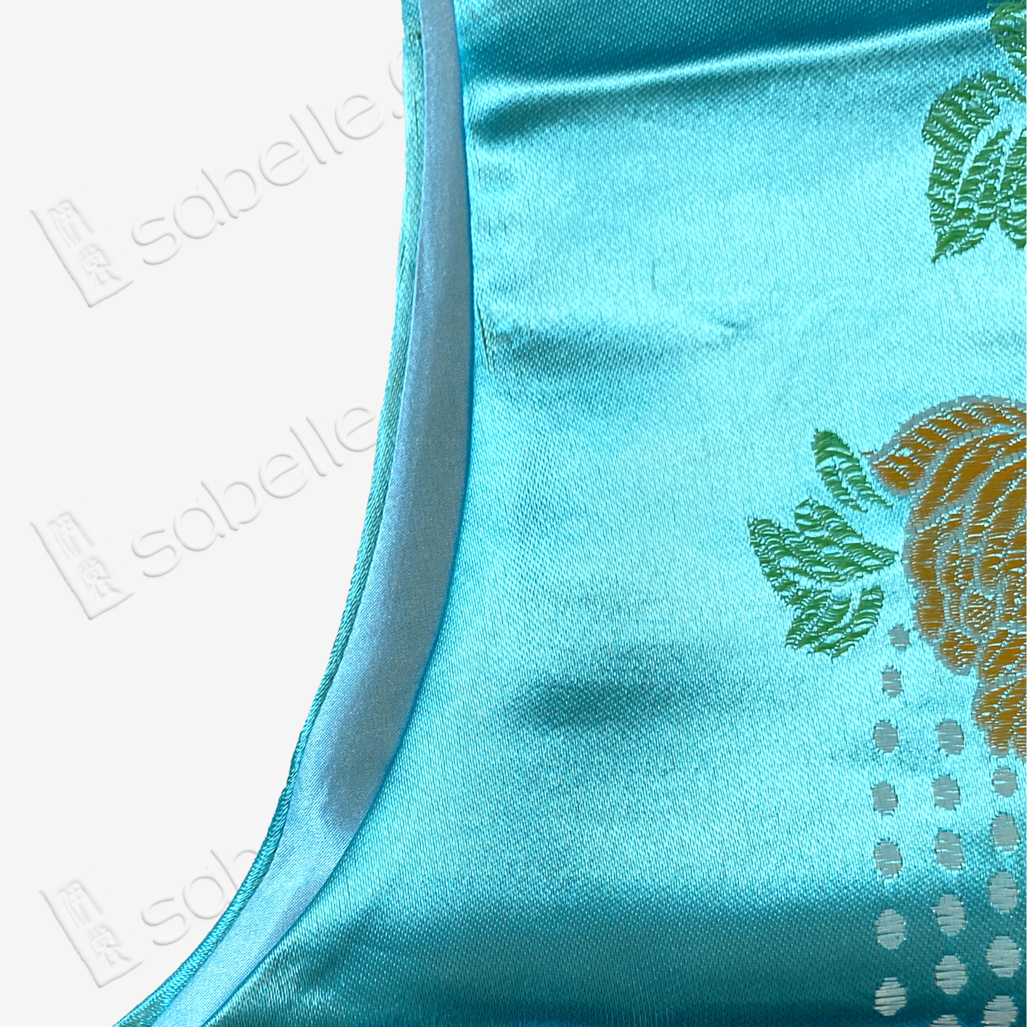Vintage Silk Brocade Vest - 「翠瀾蝶敘」古董真絲老織錦馬甲