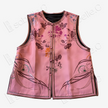 Blush Rouge Phoenix Auspicious Vintage Silk Brocade Waistcoat - 「胭霞鳳儀」真絲老織錦馬甲