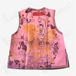 Blush Rouge Phoenix Auspicious Vintage Silk Brocade Waistcoat - 「胭霞鳳儀」真絲老織錦馬甲