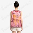 Blush Rouge Phoenix Auspicious Vintage Silk Brocade Waistcoat - 「胭霞鳳儀」真絲老織錦馬甲