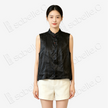 Gambiered Canton Silk Vest - 「墨松隱竹」香雲紗馬甲