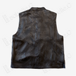Gambiered Canton Silk Vest - 「墨松隱竹」香雲紗馬甲