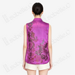 Vintage Silk Vest - 「絳霞龍章」古董真絲馬甲