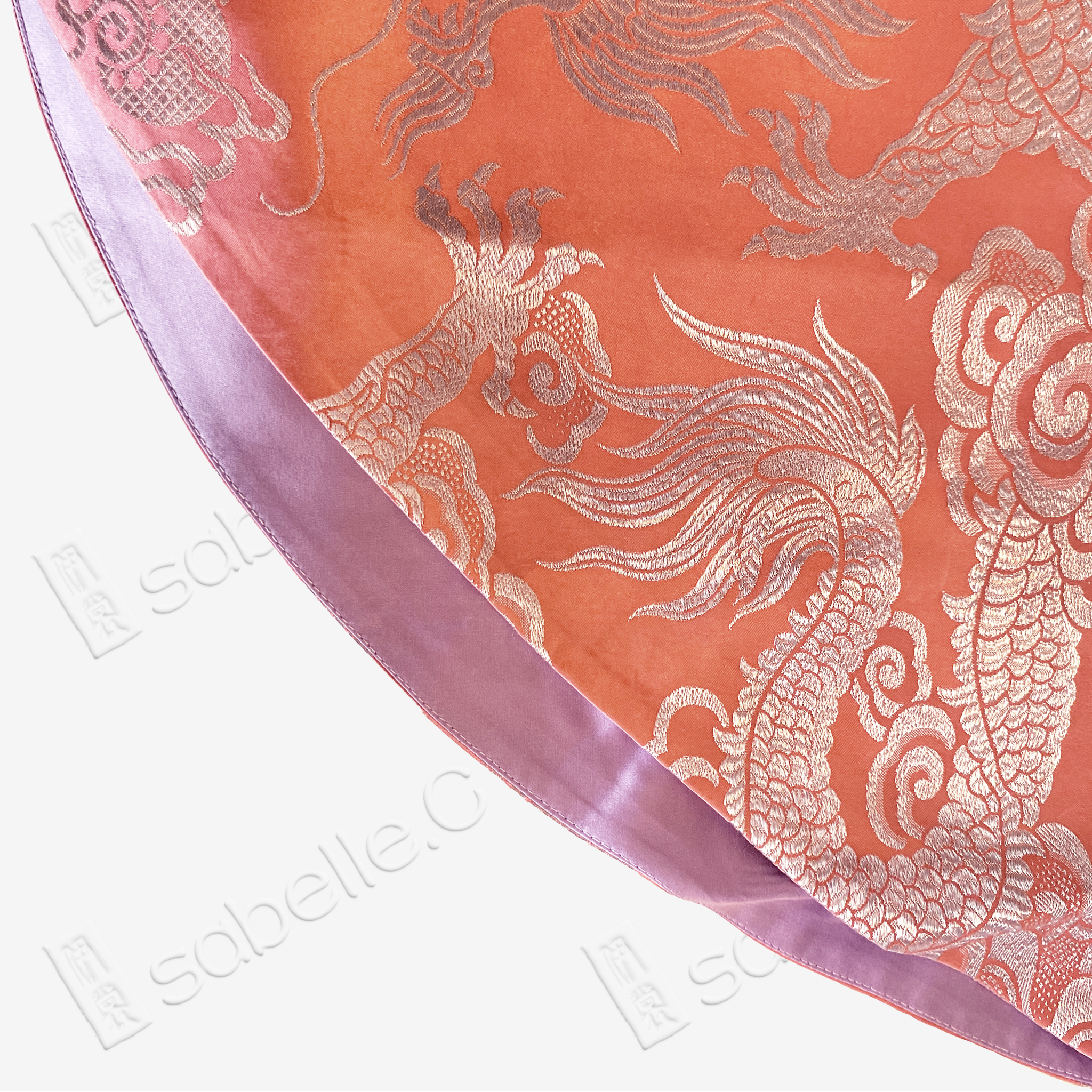 Vintage Silk Vest - 「丹霄龍曜」古董真絲斜裁馬甲